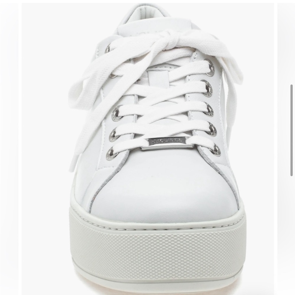 NWT J/SLIDES MAYA White Leather Sneaker - Picture 5 of 15